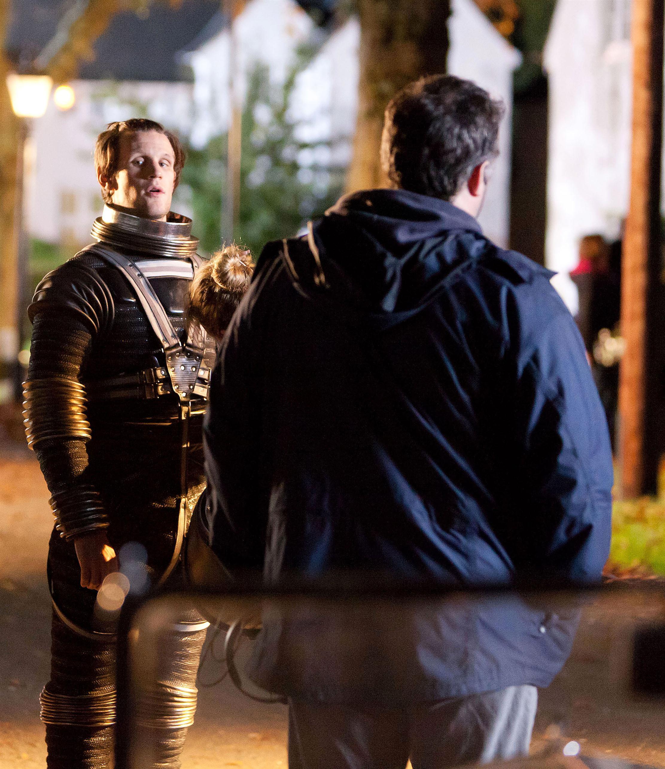 Matt Smith as Doctor Who filming the Christmas Special | Picture 87402